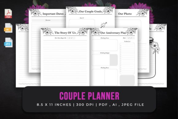 Download Couple Relationship Planner - KDP - Relationship Collection