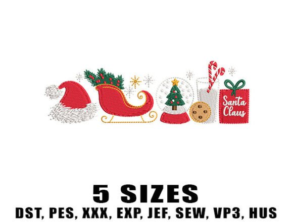 Download Cozy Winter Christmas Embroidery Design - Design Collection