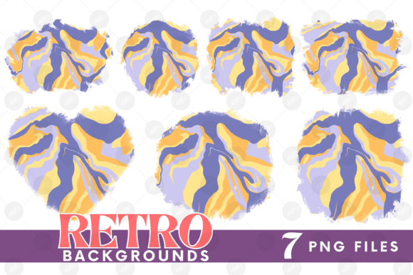 Download Retro Background Bundle Png Fluid Paper - Fluid Collection