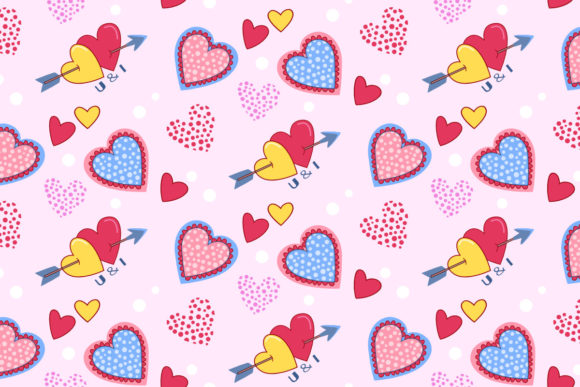 Download Heart Shape Design on Pink Background. - Design Collection