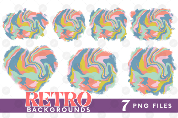 Download Retro Background Bundle Png Fluid Paper - Fluid Collection