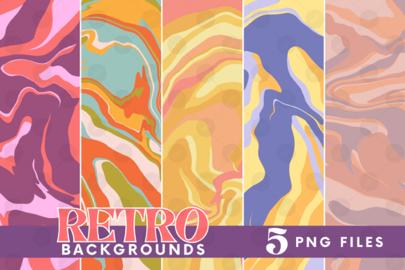 Download Retro Background Bundle Png Fluid Paper - Fluid Collection