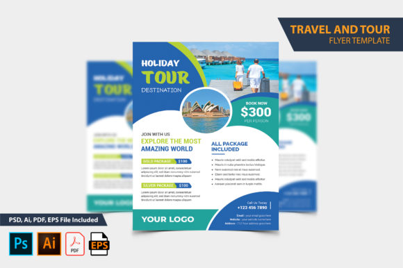 Download Vacation Travel &amp; Tour Flyer Design - Design Collection