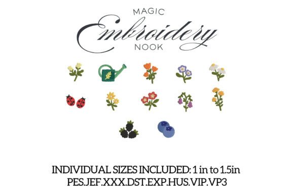 Download Mini Floral Garden Bundle X 13 Designs - Design Collection