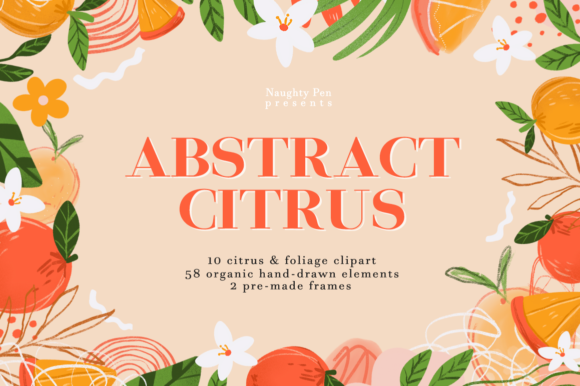 Download Abstract Citrus Clipart Organic Shapes - Abstract Collection