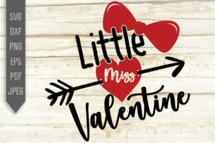 Download Little Miss Valentine. Shirt Design - Design Collection