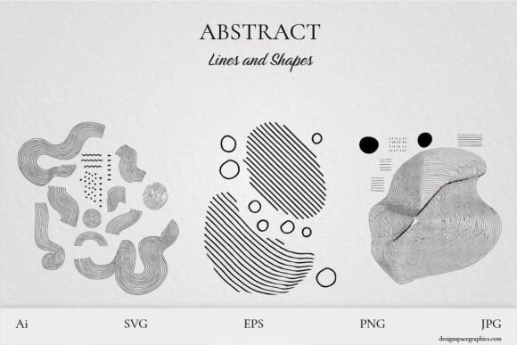 Download Vector Abstract Lines and Shapes - Abstract Collection