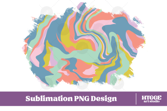 Download Retro Background Png Fluid Marble Paper - Fluid Collection